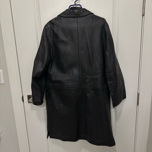 [SOLD] Vintage Black Genuine Leather Jacket - Picture 9 of 9